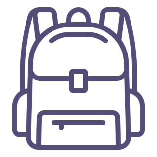 Bag icon for kids